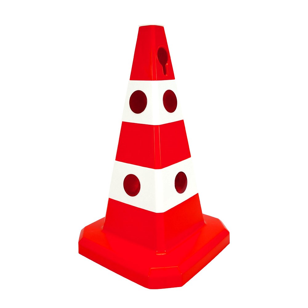 ultra-traffic-cone-with-cat’s-eyes-60 cm-cb82 Ultra Traffic Cone With Cat’s Eyes 60 cm