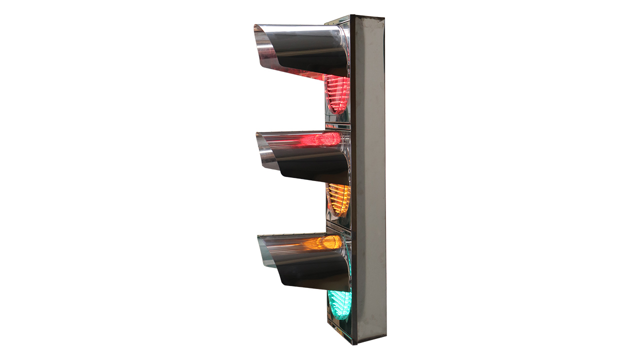 300 mm Traffic Light with Stainless Housing-2