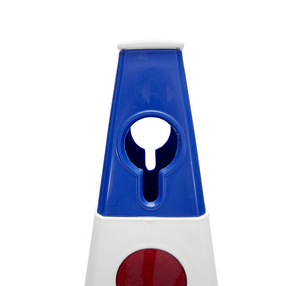 ultra-traffic-cone-with-cat’s-eyes-and-weighted-base-60 cm–blue-229a Ultra Traffic Cone With Cat’s Eyes and Weighted Base 60 cm – Blue