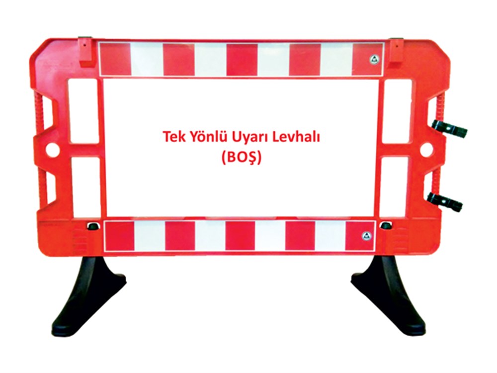 Safety Barrier with Customized Signboard Safety Barrier with Customized Signboard