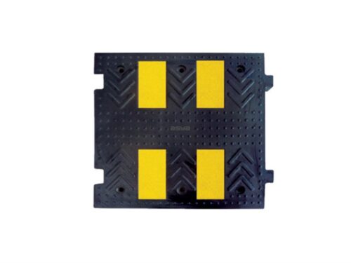 Rubber Speed Bump 50 X 50 X 4,5 cm