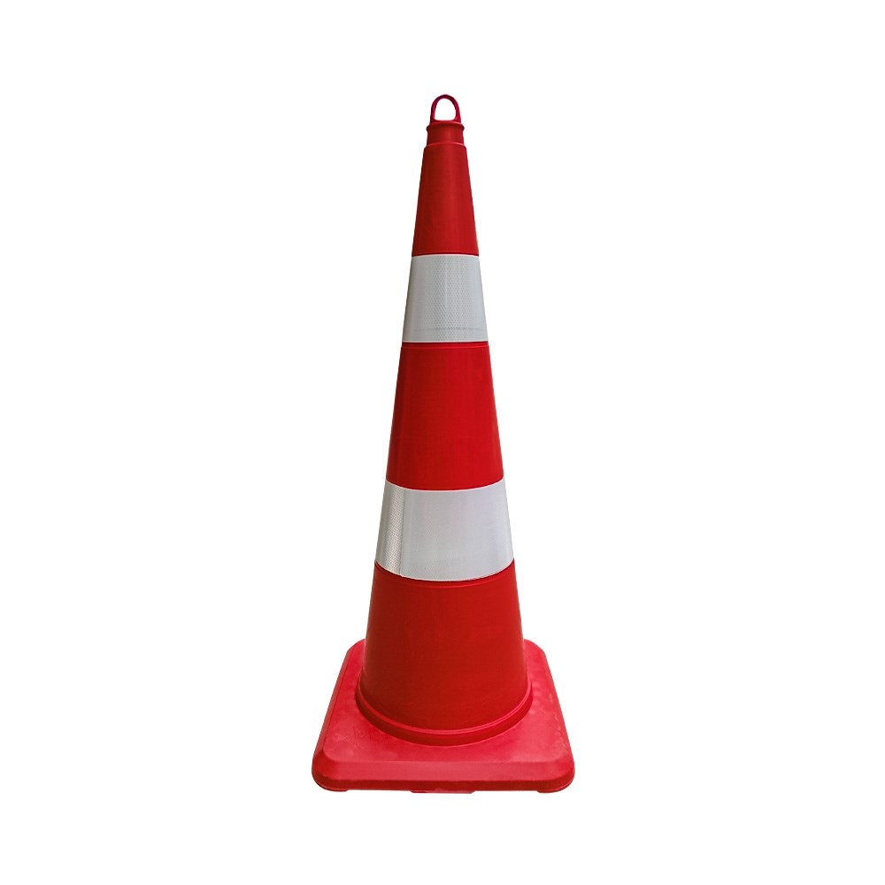 TPE Traffic Cone With Double Reflective Collar 90 cm-1 TPE Traffic Cone With Double Reflective Collar 90 cm