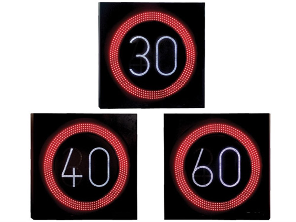 LED Max Speed Limit Sign