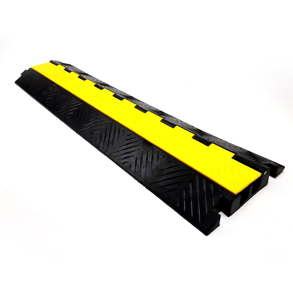 2-channel-cable-protector-ramp-25-x-100-x-4,5 cm-0e73 2 Channel Cable Protector Ramp 25 x 100 x 4,5 cm