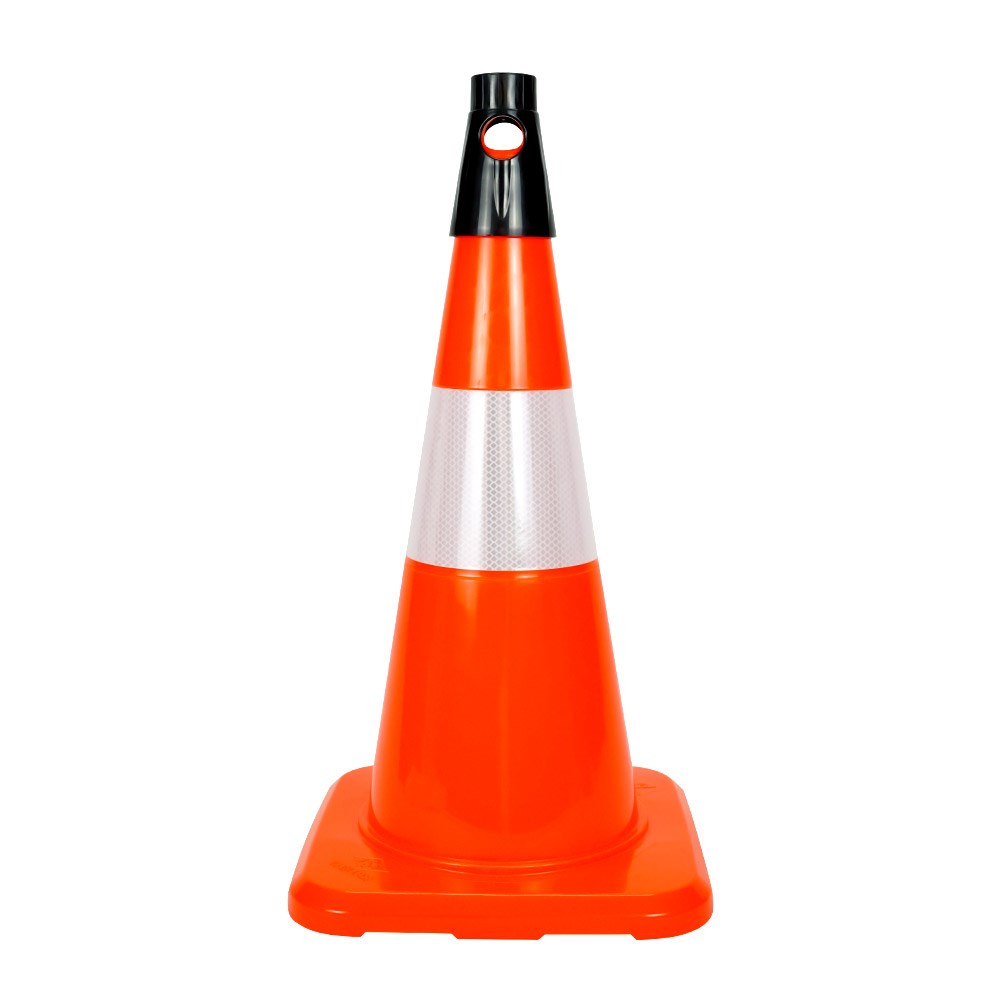 pvc-traffic-cone-with-reflective-collar-50 cm-957c PVC Traffic Cone with Reflective Collar 50 cm