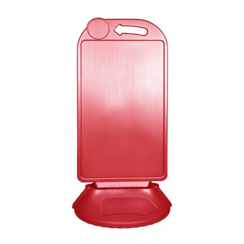 Red Media & Safety Bollard