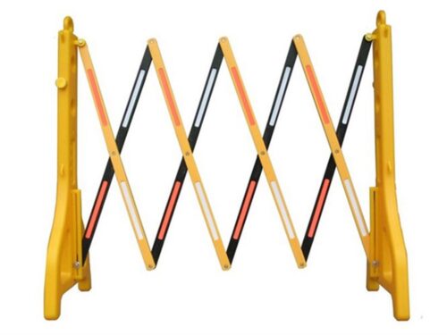 Yellow Accordion Barrier 250 x 94 cm