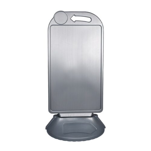 Grey Media & Safety Bollard