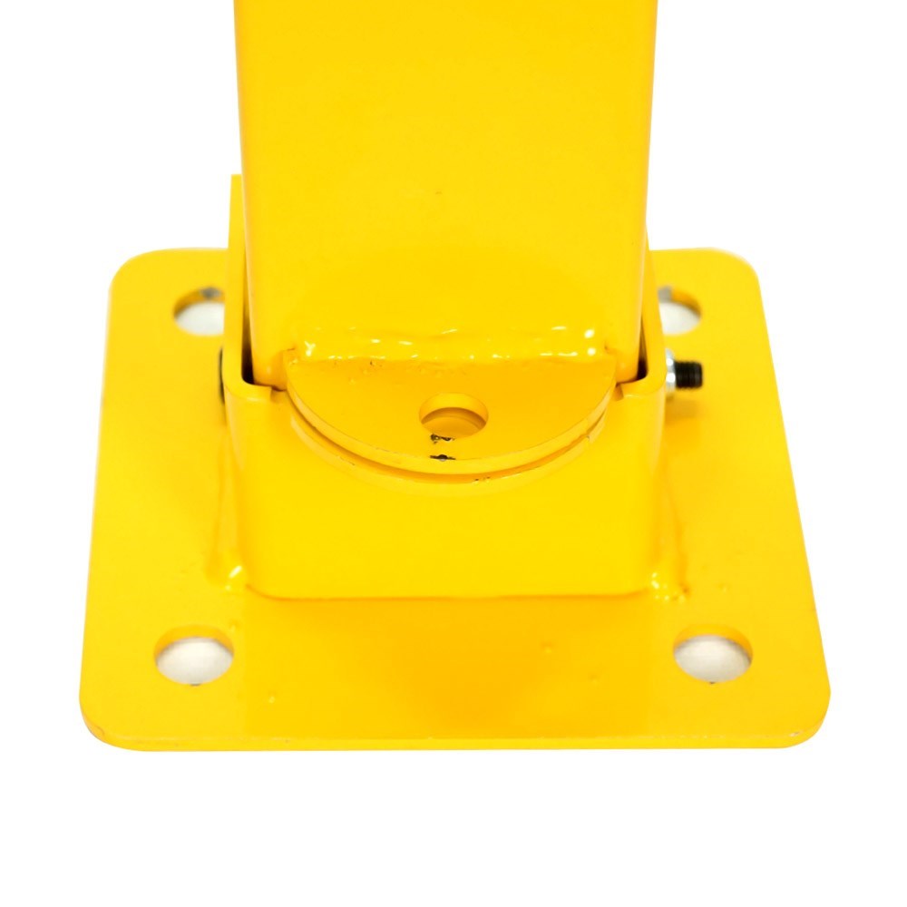 folding-parking-post-with-padlock – 75 cm-911-9f Folding Parking Post with Padlock – 75 cm, Lockable Parking Barrier with Padlock