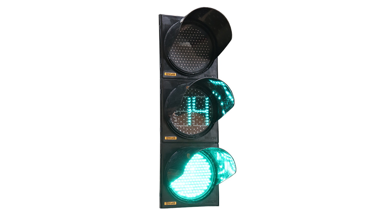 300 mm Traffic Light with Yellow Countdown Module