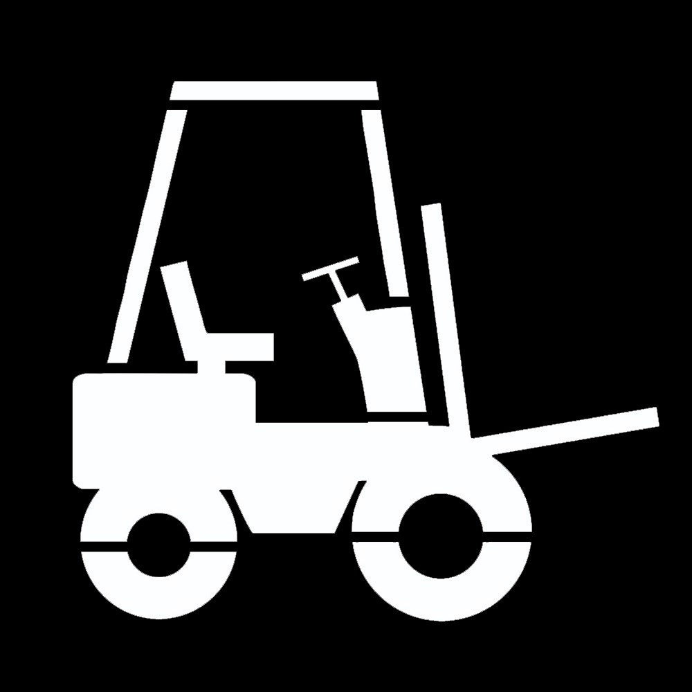 "Forklift" Stencil 100 x100 cm "Forklift" Stencil 100 x100 cm