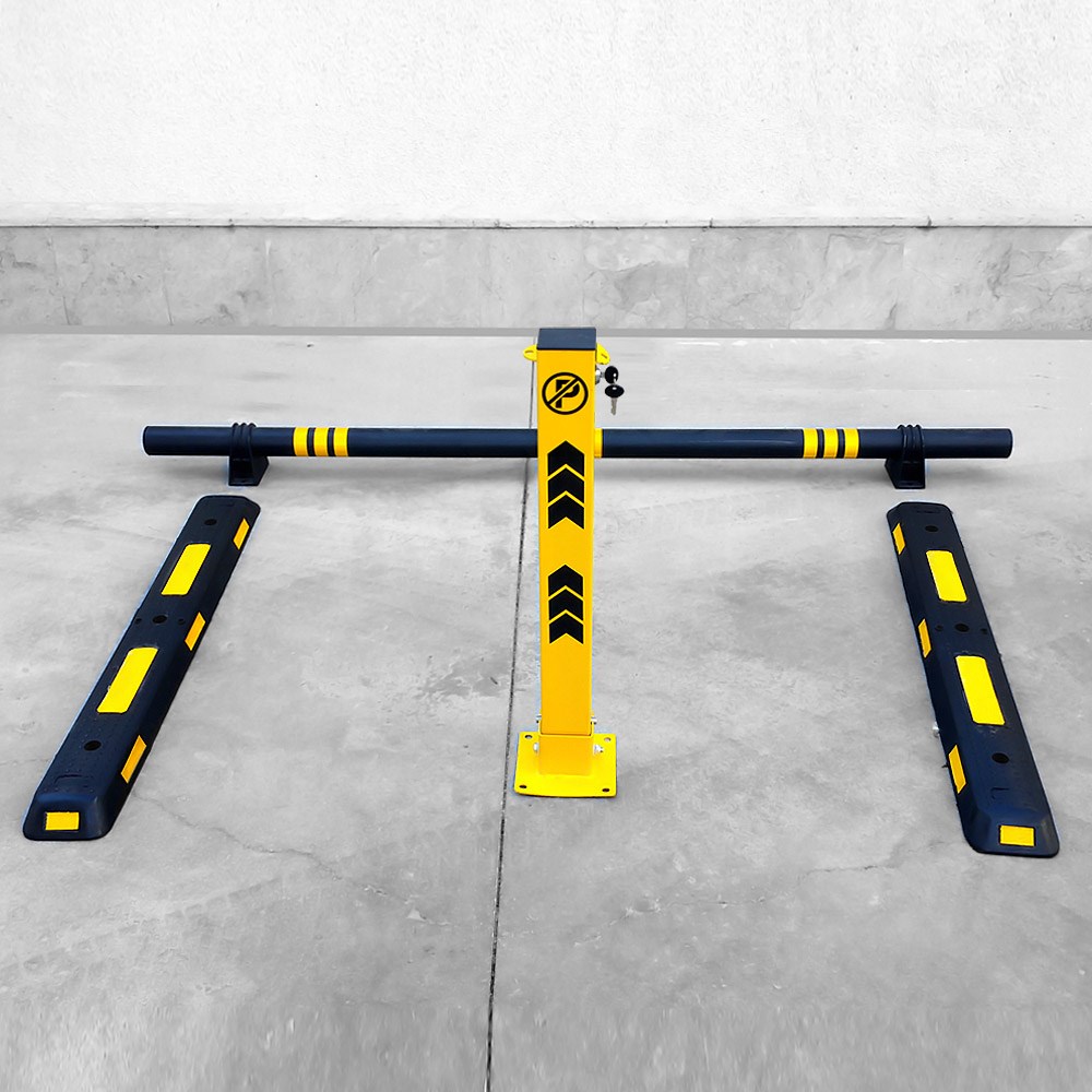 plastic-road-separator-110x14x5-cm-96f6 Rubber Road Separator 110 x 14 x 5 cm