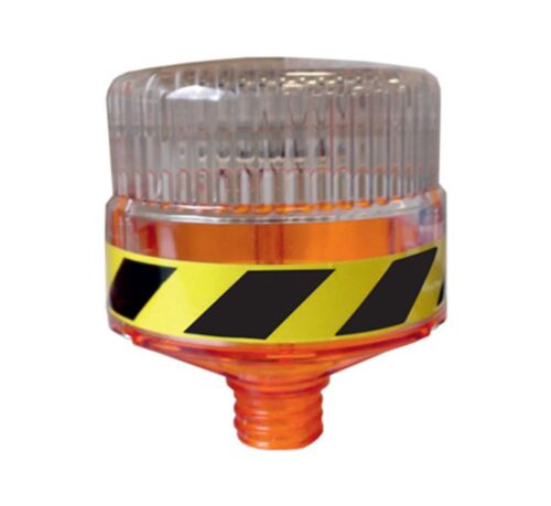 Solar Barricade Warning Flasher-Yellow