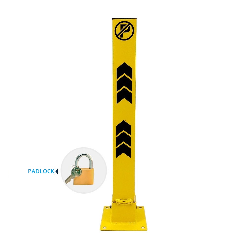 Foldable Parking Post with Padlock - 75 cm, KOD44