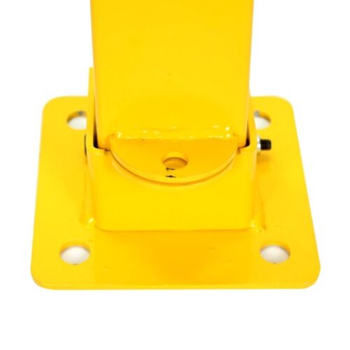 Folding Parking Post with Padlock – 75 cm, Lockable Parking Barrier with Padlock