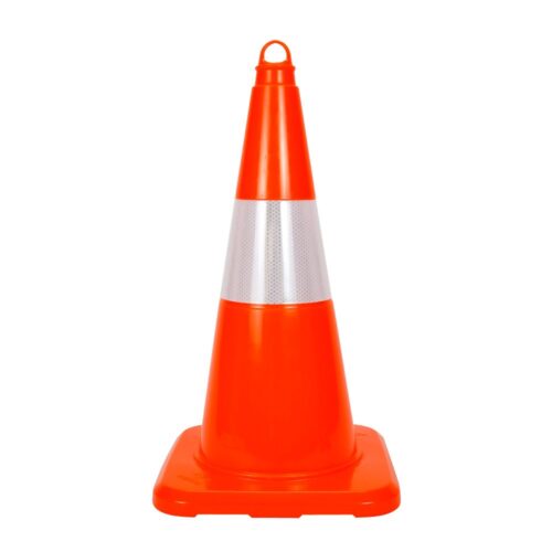 PVC Traffic Cone with Reflective Collar 50 cm