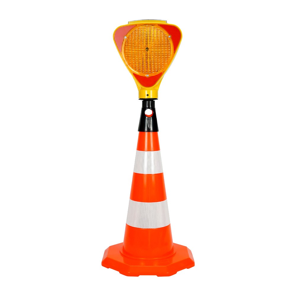 pvc-traffic-cone-with-2-reflective-collars-52 cm-5c12 PVC Traffic Cone with 2 Reflective Collars 52 cm