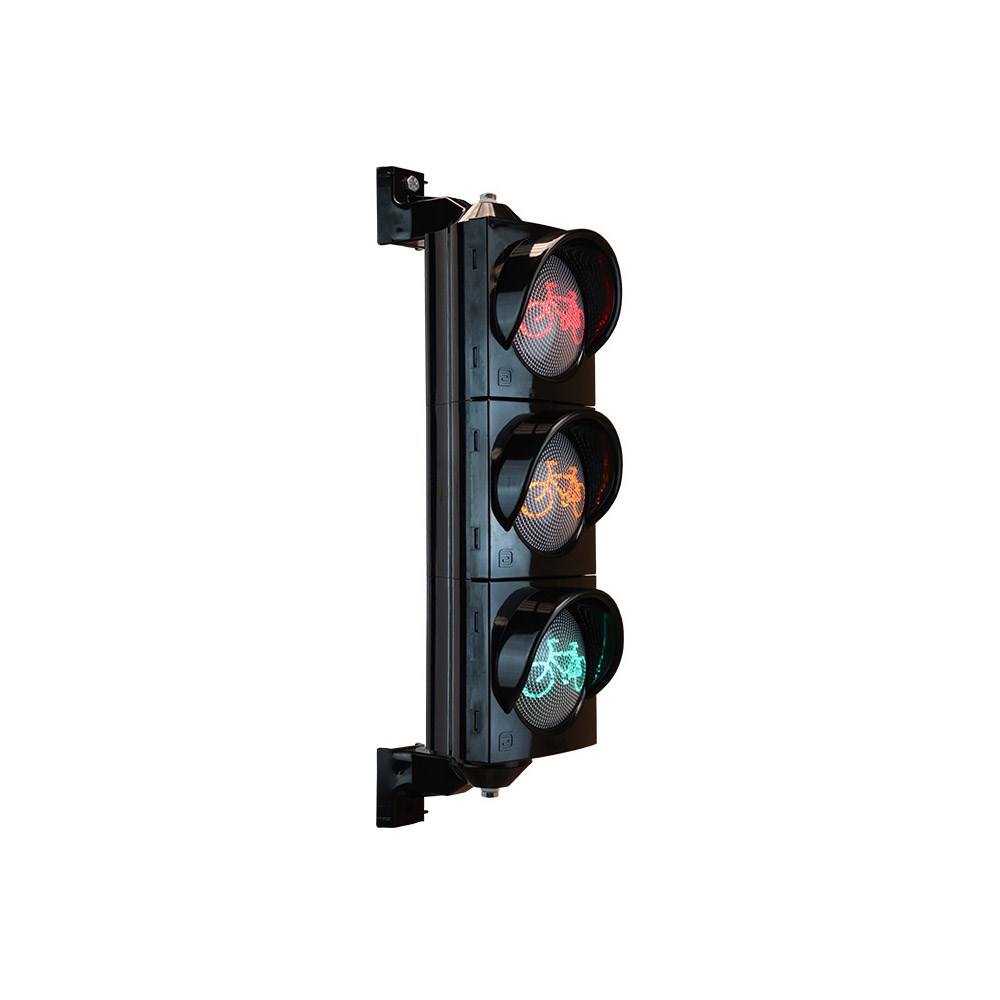 10 cm Power LED Traffic Light with Bicycle Figure 10 cm Power LED Traffic Light with Bicycle Figure