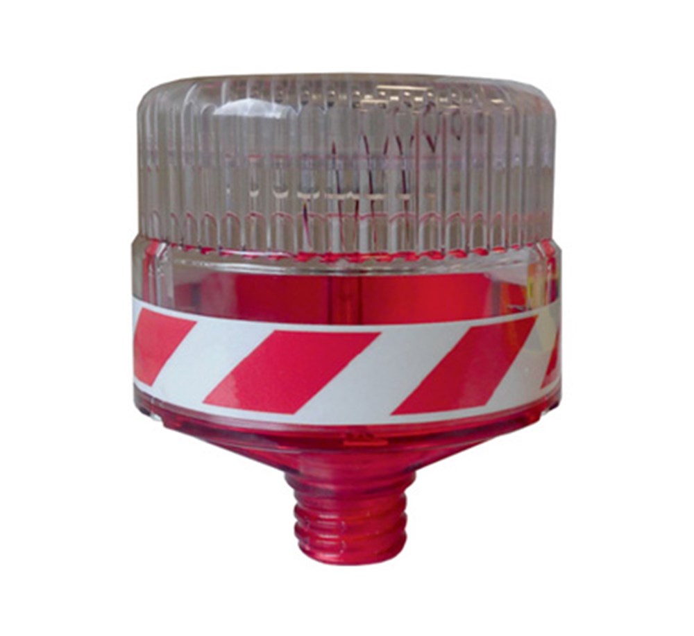 Solar Barricade Warning Flasher-Red