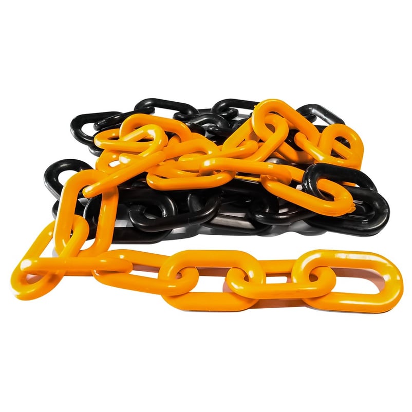 Black-Yellow chain 127 A Black Yellow Plastic Chain