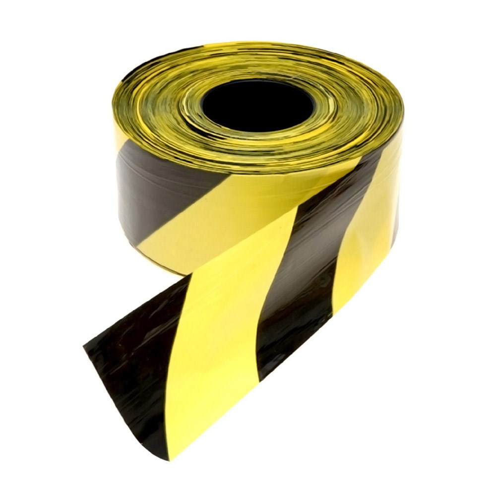 Barricade Tape (Black-Yellow) 500m Safety Tape Barricade Tape (Black-Yellow) 500m Safety Tape