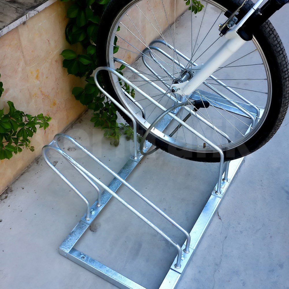 Three Bike Parking Rack 40 x 105 cm