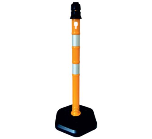 Delineator Post with Reflective Collar 63 x 1000 mm (Yellow)