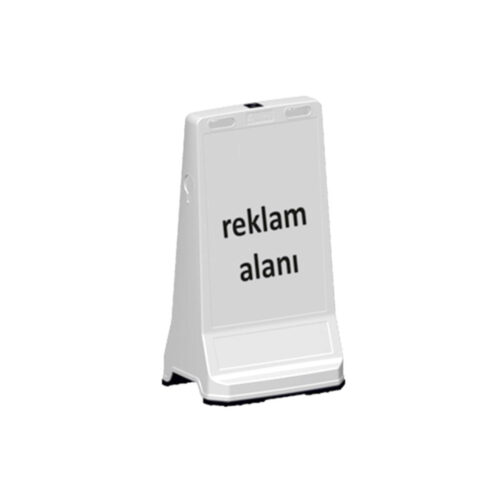 A - Shaped Media & Safety Bollard 90 x 49.5 x 39.5 cm