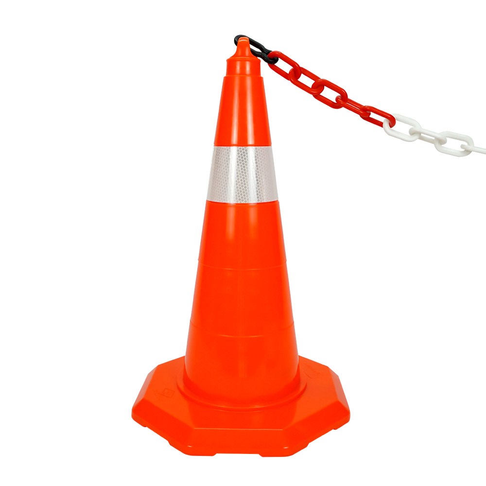 pvc-traffic-cone-with-reflective-collar-52 cm-0041 PVC Traffic Cone with Reflective Collar 52 cm