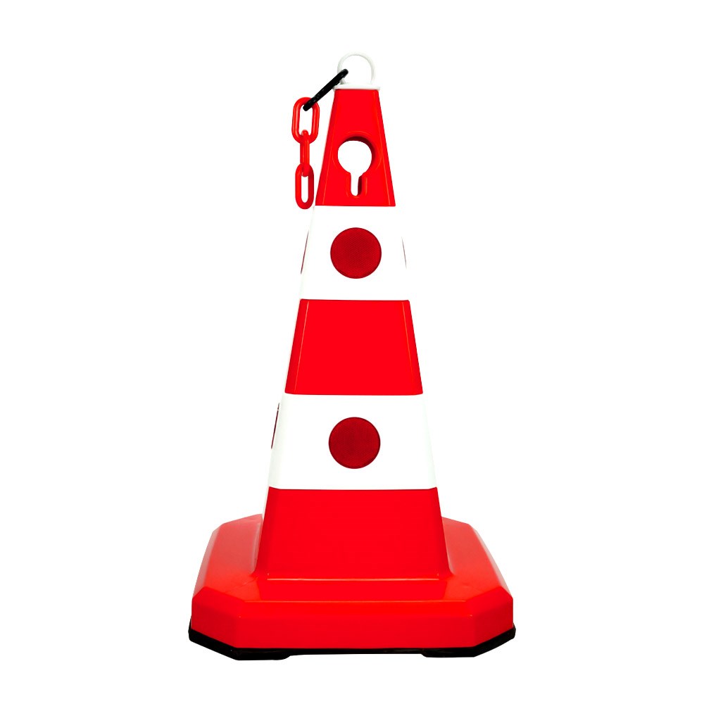 ultra-traffic-cone-with-cat’s-eyes-and-weighted-base-60 cm-f246 Ultra Traffic Cone With Cat’s Eyes and Weighted Base 60 cm