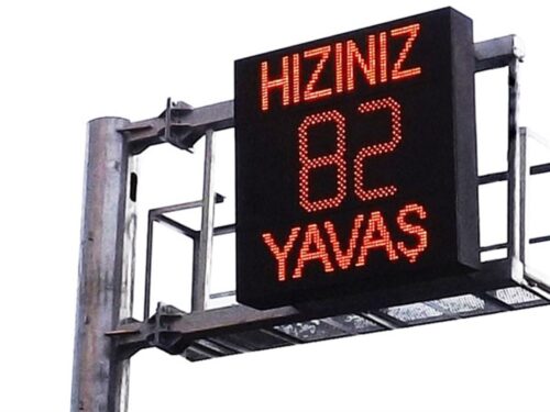 LED Speed Warning System with Radar