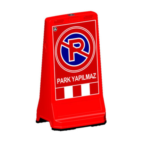 A - Shaped Media & Safety Bollard 90 x 49.5 x 39.5 cm