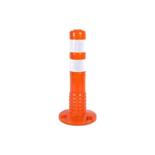 TPE delineator with honeycomb reflector