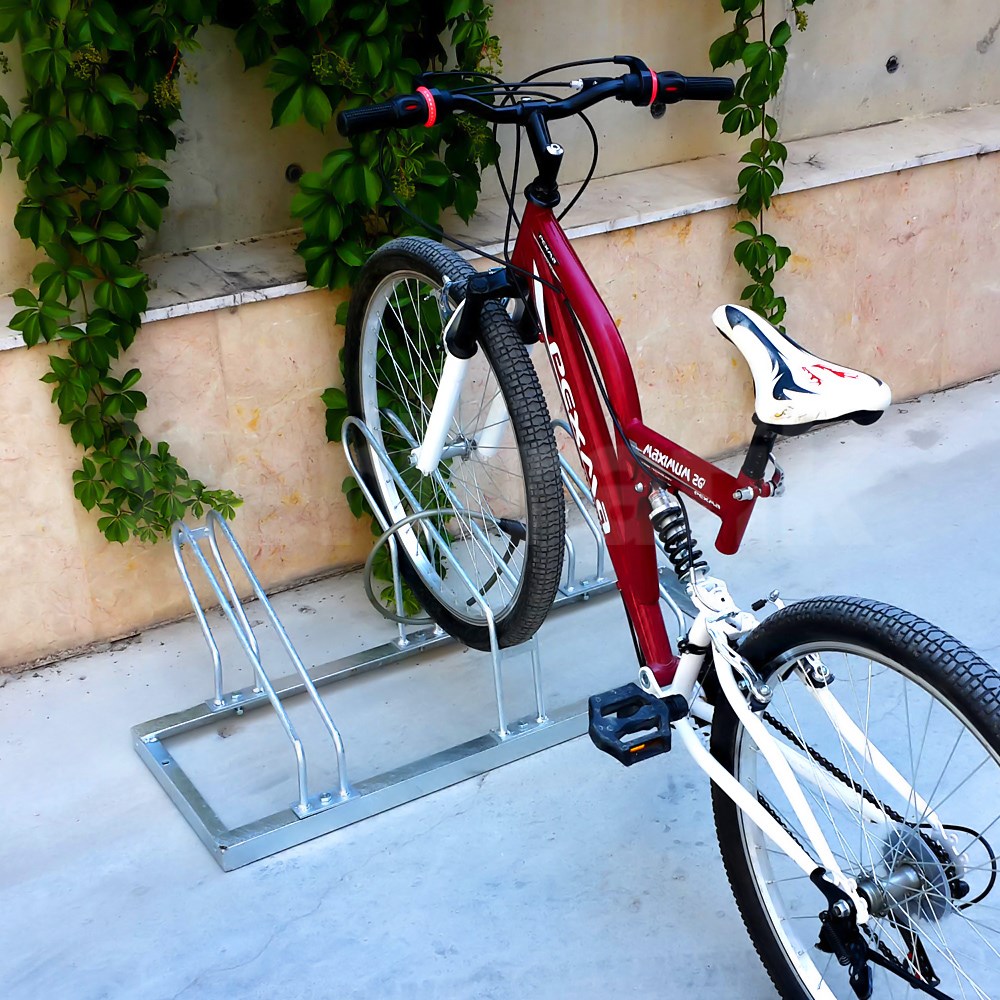 Three Bike Parking Rack 40 x 105 cm