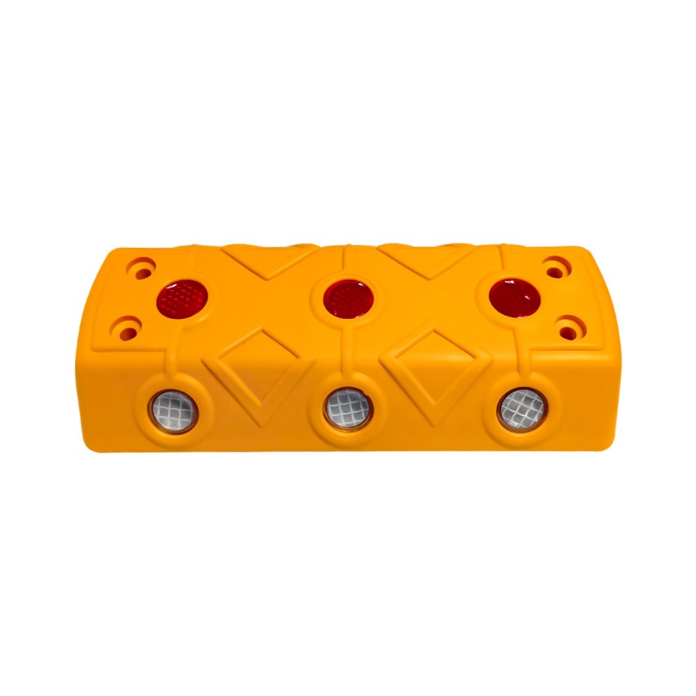 Rectangular Plastic Road Stud with Reflector
