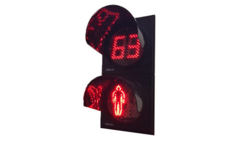 Animated Pedestrian Countdown Traffic Light