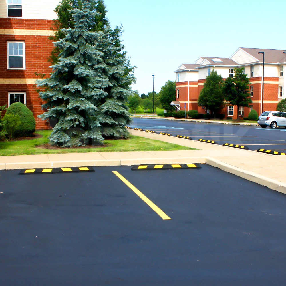 İLT6180-6 rubber lane channelizer application