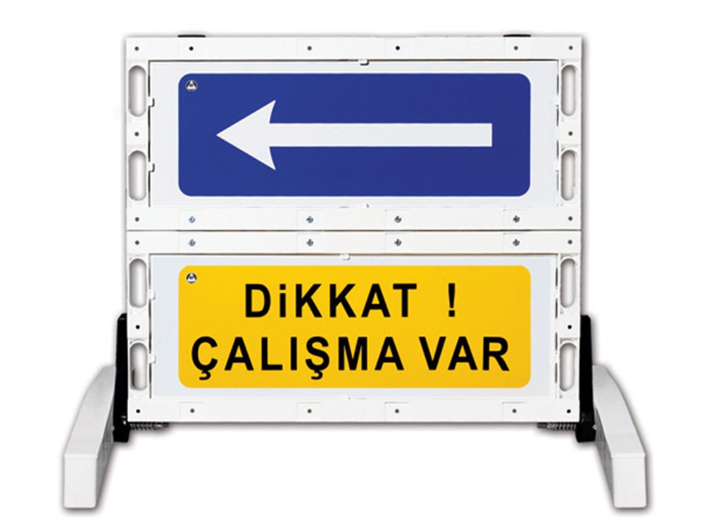 Folding Warning Barrier with Signboard 100 x 91 cm Folding Warning Barrier with Signboard 100 x 91 cm