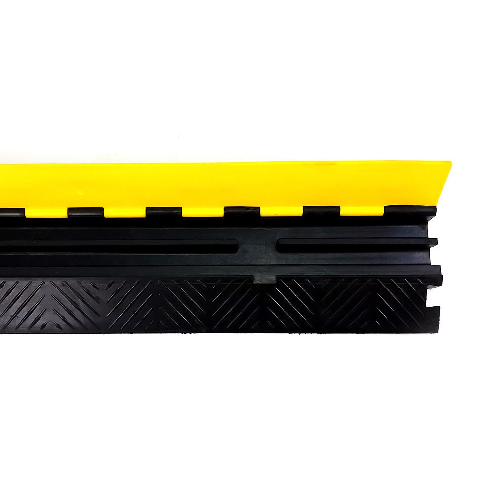 2-channel-cable-protector-ramp-25-x-100-x-4,5 cm-3e50 2 Channel Cable Protector Ramp 25 x 100 x 4,5 cm
