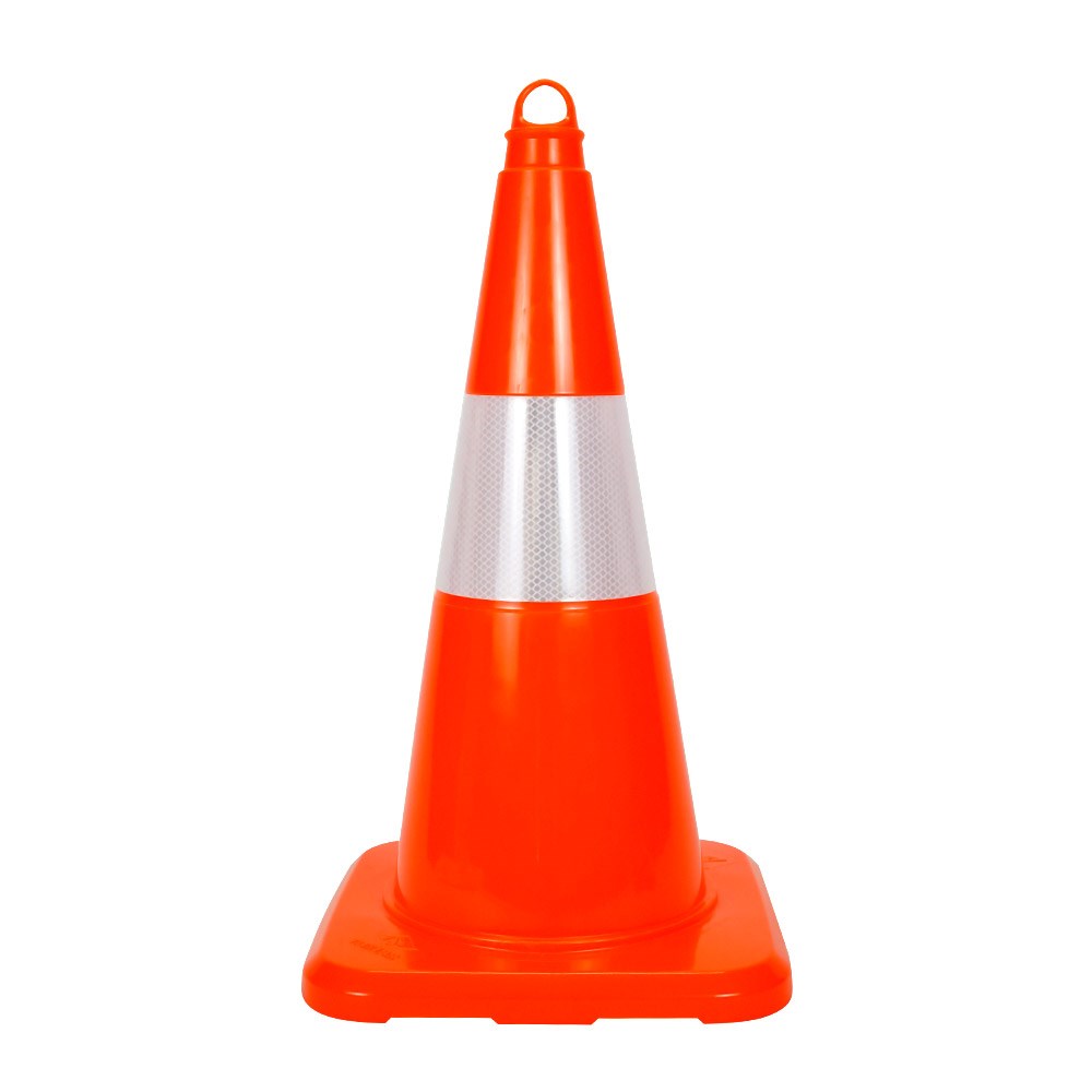 pvc-traffic-cone-with-reflective-collar-50 cm-b26e PVC Traffic Cone with Reflective Collar 50 cm