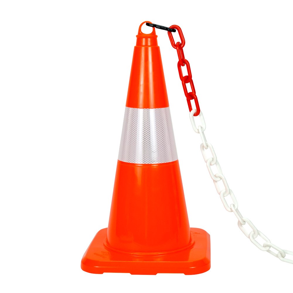 pvc-traffic-cone-with-reflective-collar-50 cm-f203 PVC Traffic Cone with Reflective Collar 50 cm
