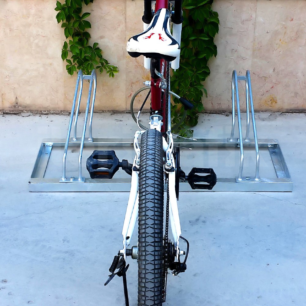 Three Bike Parking Rack 40 x 105 cm