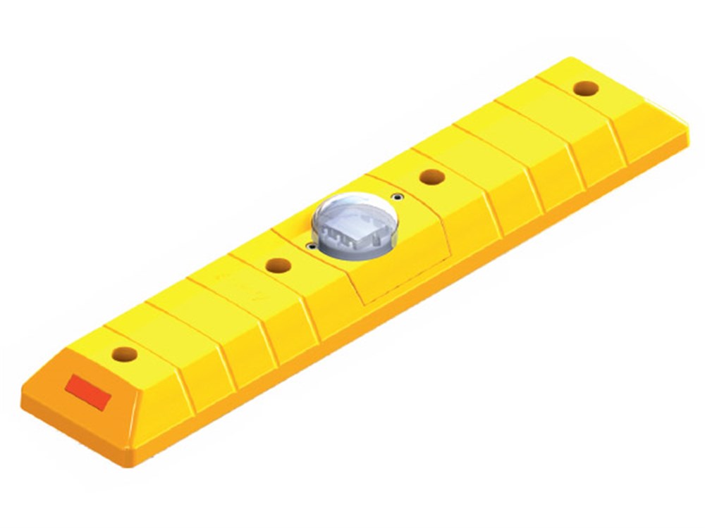 Plastic Road Separator with Solar Flasher