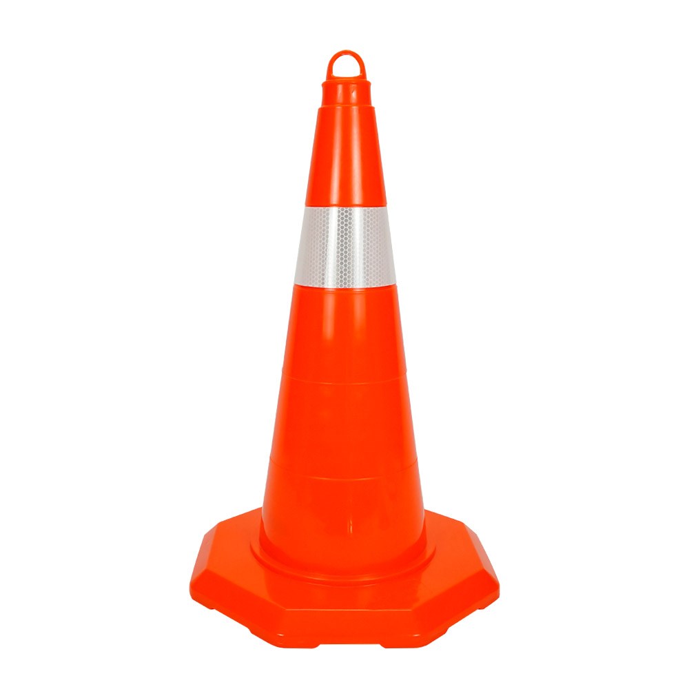PVC Traffic Cone with Reflective Collar 52 cm PVC Traffic Cone with Reflective Collar 52 cm