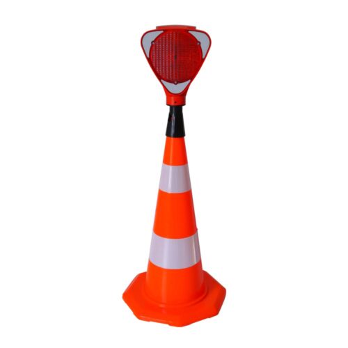 PVC Traffic Cone with 2 Reflective Collars 70 cm