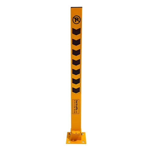 Fold Down Parking Post with Padlock - 75 cm