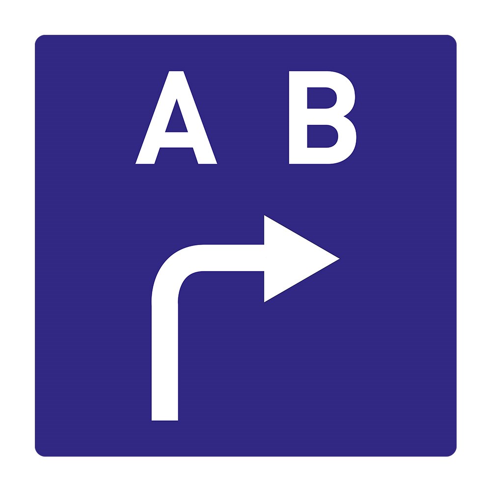 Wayfinding sign right