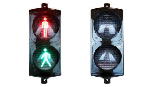 Dimmable Pedestrian Traffic Light