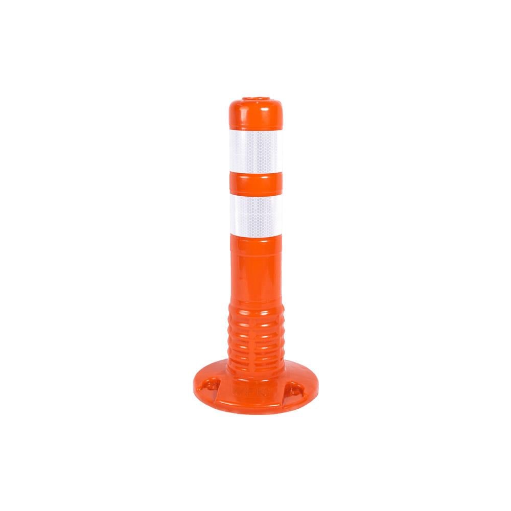 TPE delineator with honeycomb reflector