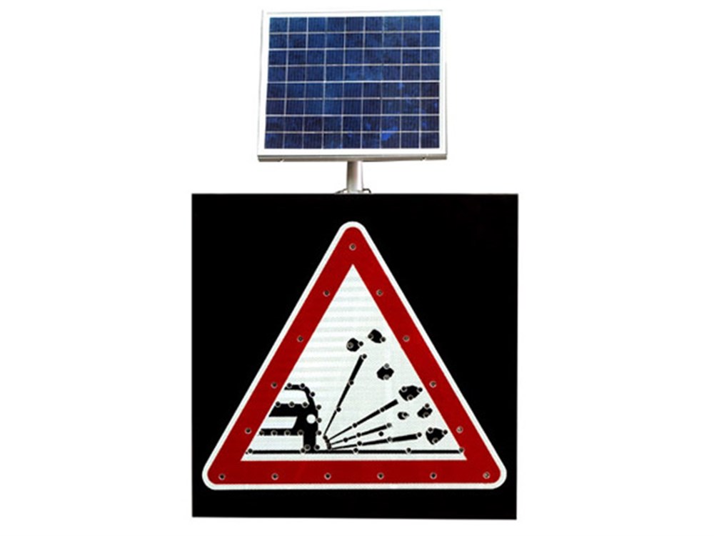 SL-02-020 loose gravel sign